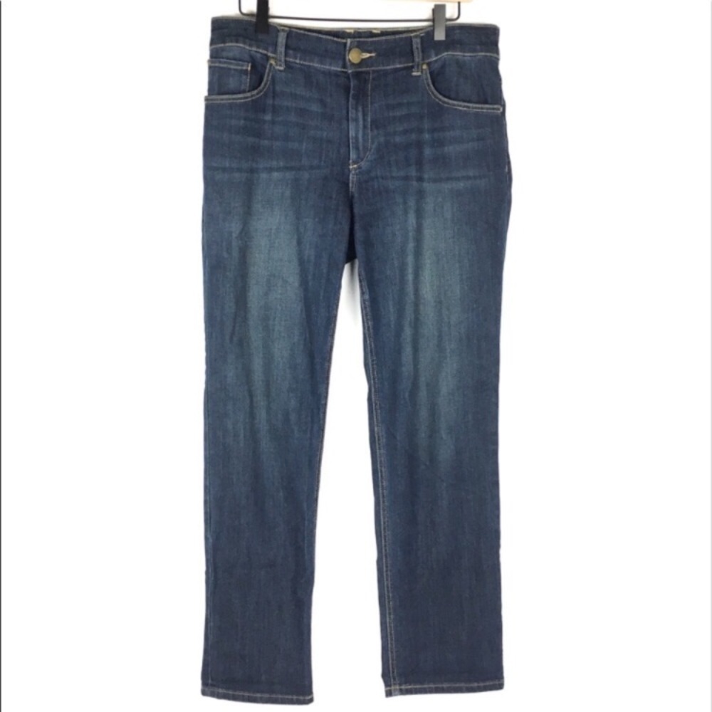 CHICOS Jeans Platinum Denim High Rise Waist Stretch Medium Wash Size 1 Size 8